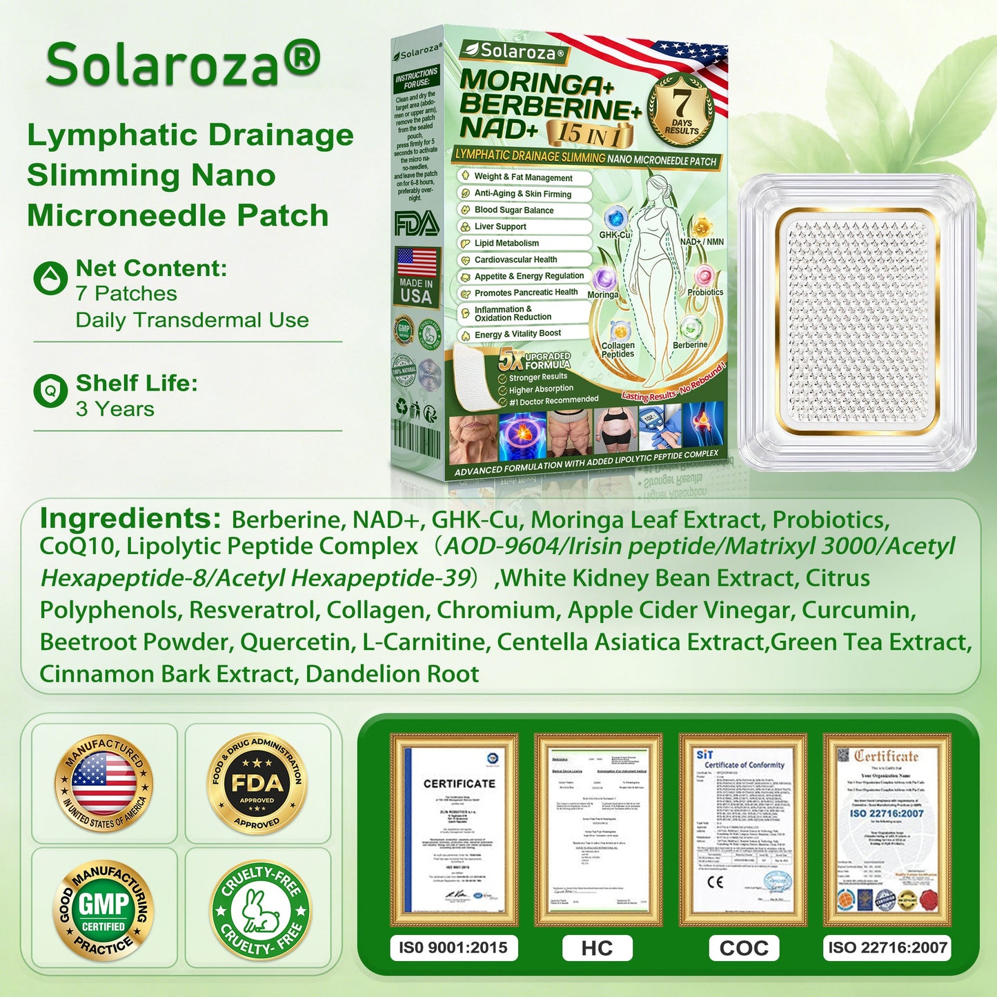 [🧡𝟐𝟎𝟐𝟔 𝐍𝐞𝐰 & 𝐔𝐩𝐠𝐫𝐚𝐝𝐞𝐝: 𝟖𝟎% 𝐎𝐅𝐅] 👑Solaroza® 𝐋𝐲𝐦𝐩𝐡𝐚𝐭𝐢𝐜 𝐃𝐫𝐚𝐢𝐧𝐚𝐠𝐞 𝐒𝐥𝐢𝐦𝐦𝐢𝐧𝐠 𝐍𝐚𝐧𝐨-𝐌𝐢𝐜𝐫𝐨𝐧𝐞𝐞𝐝𝐥𝐞 𝐏𝐚𝐭𝐜𝐡: 𝐔𝐥𝐭𝐫𝐚-𝐏𝐨𝐭𝐞𝐧𝐭 𝟓× 𝐅𝐨𝐫𝐦𝐮𝐥𝐚 𝐰𝐢𝐭𝐡 𝐋𝐢𝐩𝐨𝐥𝐲𝐭𝐢𝐜 𝐏𝐞𝐩𝐭𝐢𝐝𝐞 𝐂𝐨𝐦𝐩𝐥𝐞𝐱 — 𝐒𝐮𝐩𝐩𝐨𝐫𝐭𝐬 𝐖𝐞𝐢𝐠𝐡𝐭 𝐋𝐨𝐬𝐬 & 𝐋𝐲𝐦𝐩𝐡𝐚𝐭𝐢𝐜 𝐅𝐥𝐨𝐰 — 𝐏𝐥𝐮𝐬 𝐉𝐨𝐢𝐧𝐭 𝐑𝐞𝐥𝐢𝐞𝐟, 𝐁𝐞𝐭𝐭𝐞𝐫 𝐒𝐥𝐞𝐞𝐩 & 𝐌𝐞𝐧𝐭𝐚𝐥 𝐂𝐥𝐚𝐫𝐢𝐭𝐲
