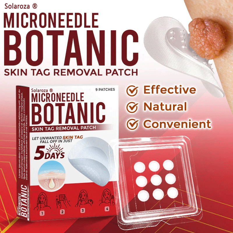 💥Solaroza® MicroNeedle Botanic Skin Patch – Safe & Effective against Skin Tags, Warts & Moles! ✨ Limited time only: Save 80% now (USA).