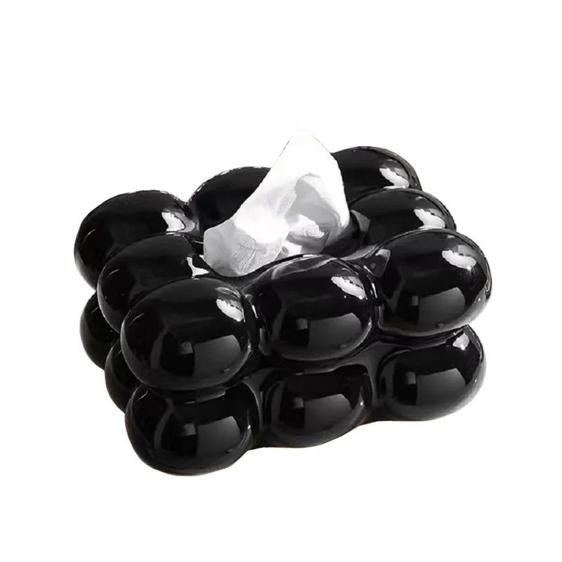 🌸Ceramic Tissue Holder with Drawer – Napkin & Paper Towel Organizer🌸